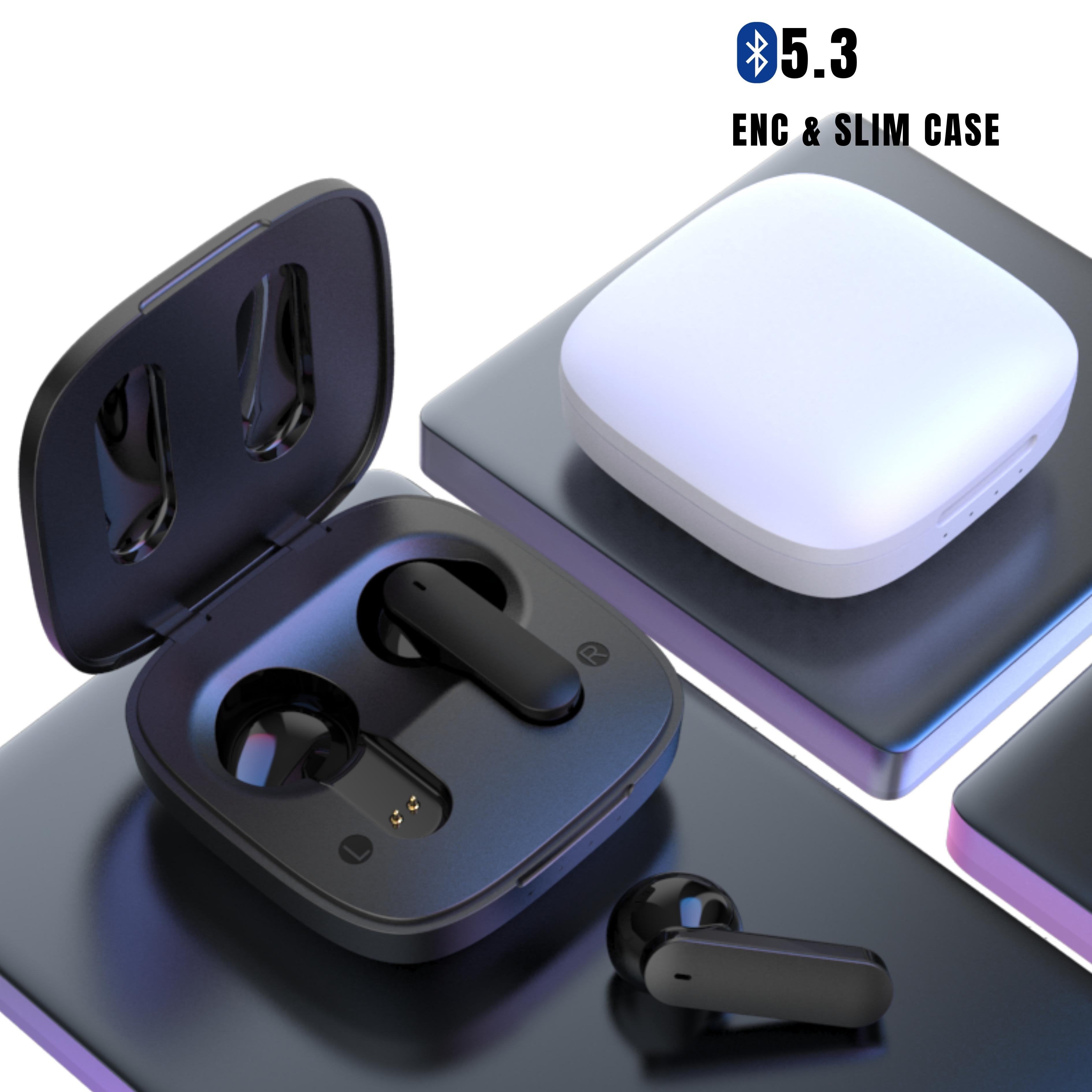 ENC Dual Mic TWS Earphones In-ear Elegant design Bluetooth 5.3