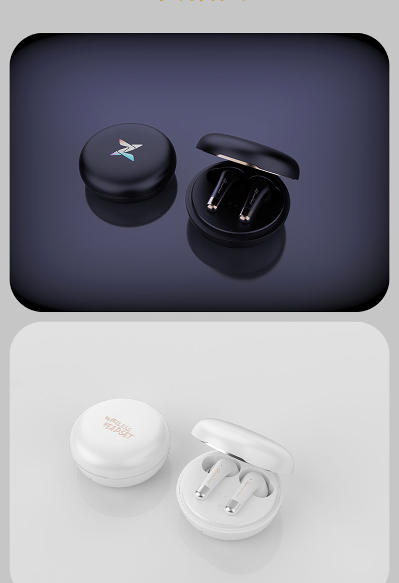 ENC Dual Microphones Bluetooth 5.2 TWS Earbuds,  Qualcomm QCC3040 Aptx