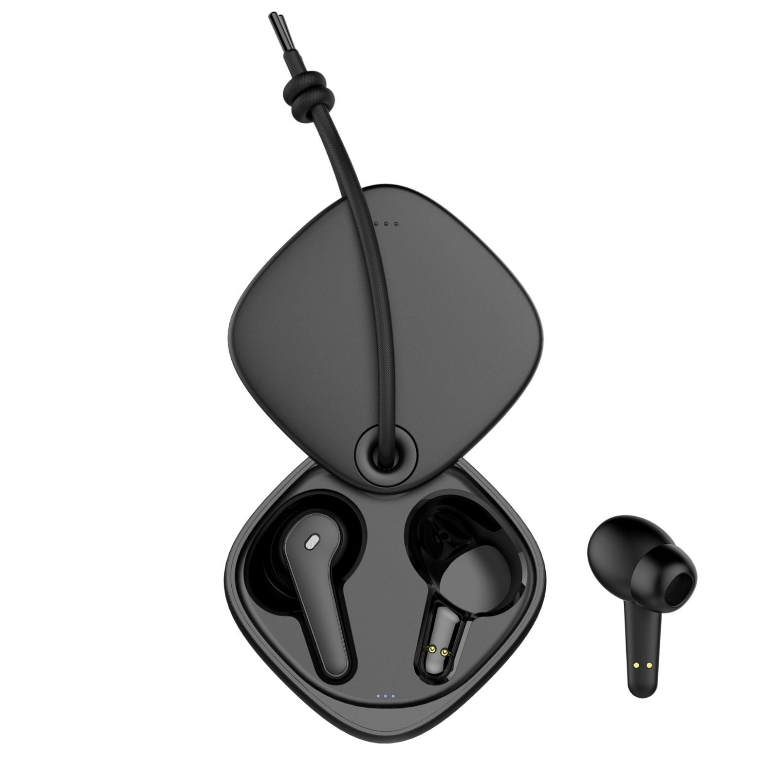 ANC ENC Dual Microphones 60mAh 10 hours Play time TWS Earbuds, Adjustable ANC/Ambient Mode Fast Charge