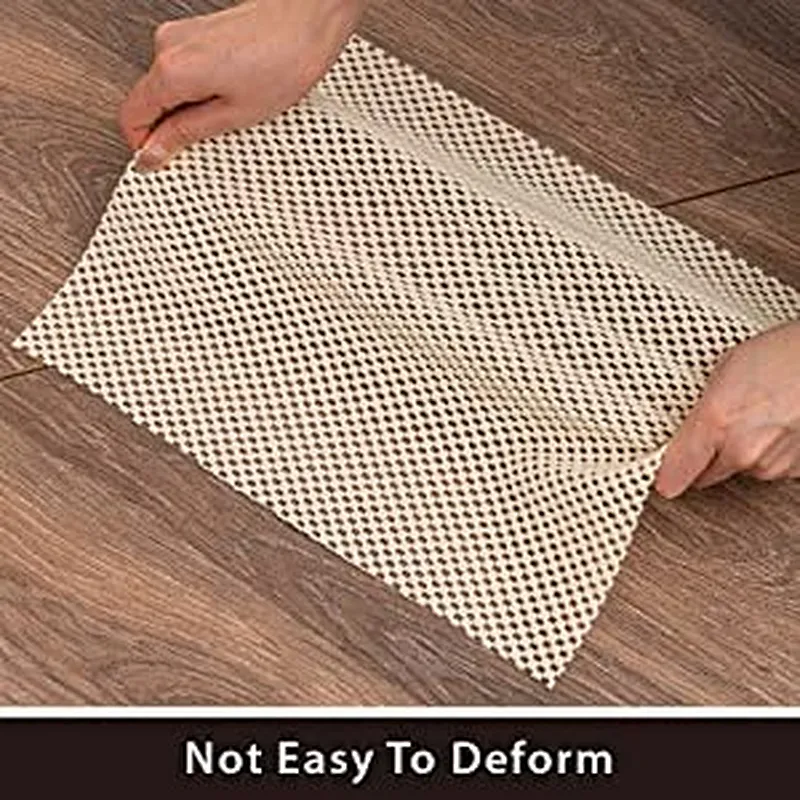 Aurrako Non Slip Rug Pads for Hardwood Floors,8x10 Ft Rug Pad Gripper for  Any Hard Surface Floors,Anti Slip Skid Non Adhesive Rug Protector