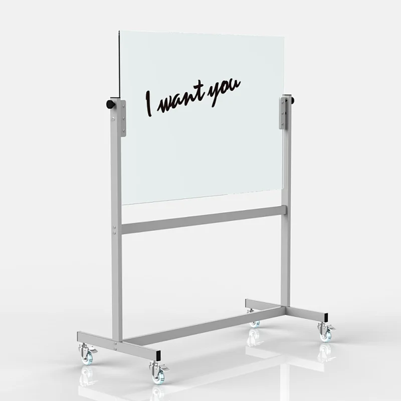 NEW Thick 8mm Tempered Glass and SPCC Transparent Removable Magnetic Glass Whiteboard