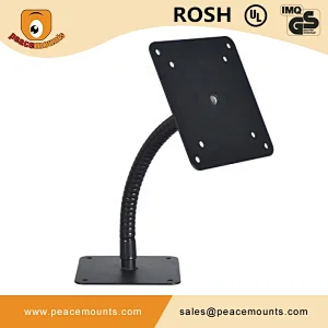 Security Gooseneck Flexible Mobile Tablet Stand Case for Tablet Pc 180 Degree 360 Degree No Limited Spcc,metal Black/white 20lbs