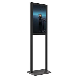 Outdoor Floor Standing Kiosk Alone Digital Signage Floor Stand