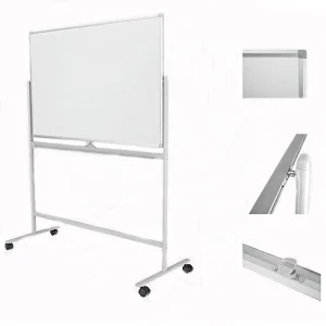 Double Sided Aluminum Framed Lacquered Board Magnetic Whiteboard
