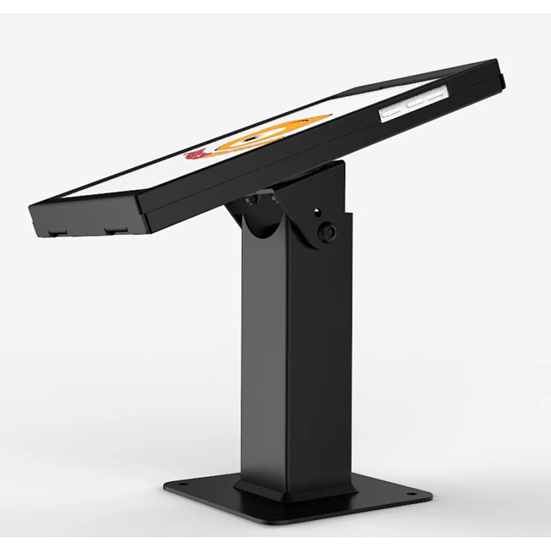Lockable Security Anti Theft Tilt 180 Degrees Swivel 360 Degrees SPCC 7 Inch PC Adjustable Tablet Stand Holder