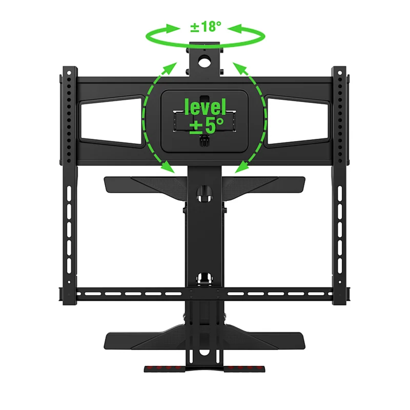 MAM600 VESA 600x400mm Swivel Rotation Fireplace TV Wall Bracket for 32''-63'' TV