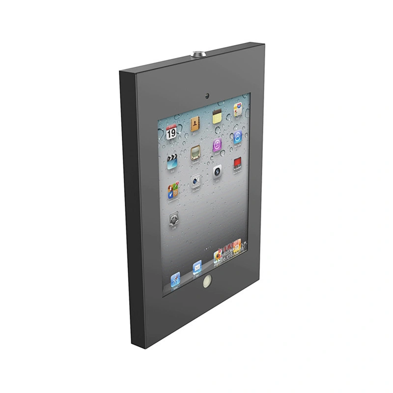 Peacemounts Lockable Metal VESA 75x75 100x100 Kiosk Tablet Enclosure Case for 9.7
