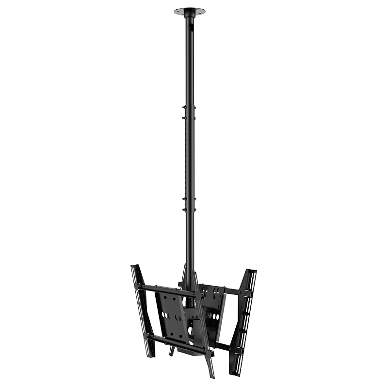 Metal Flip Down Double Side TV Ceiling Mounts With for 40-80 inch screen