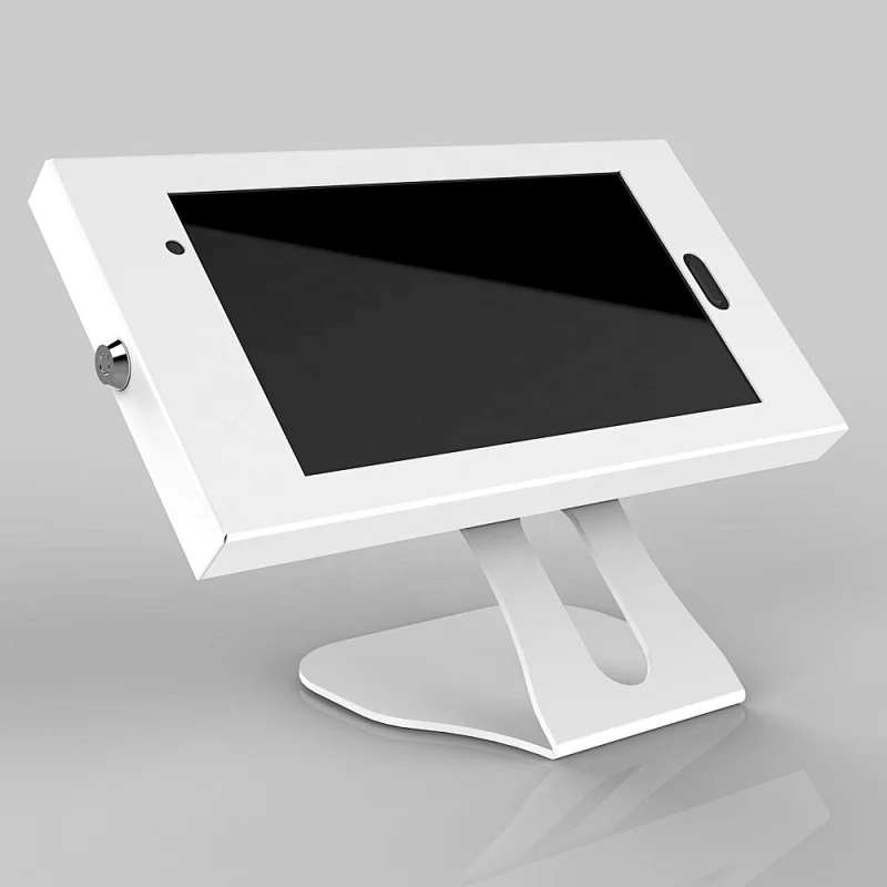 Anti-theft with Lock 360 Degree Rotation Tablet Stand with Customized Enclosure