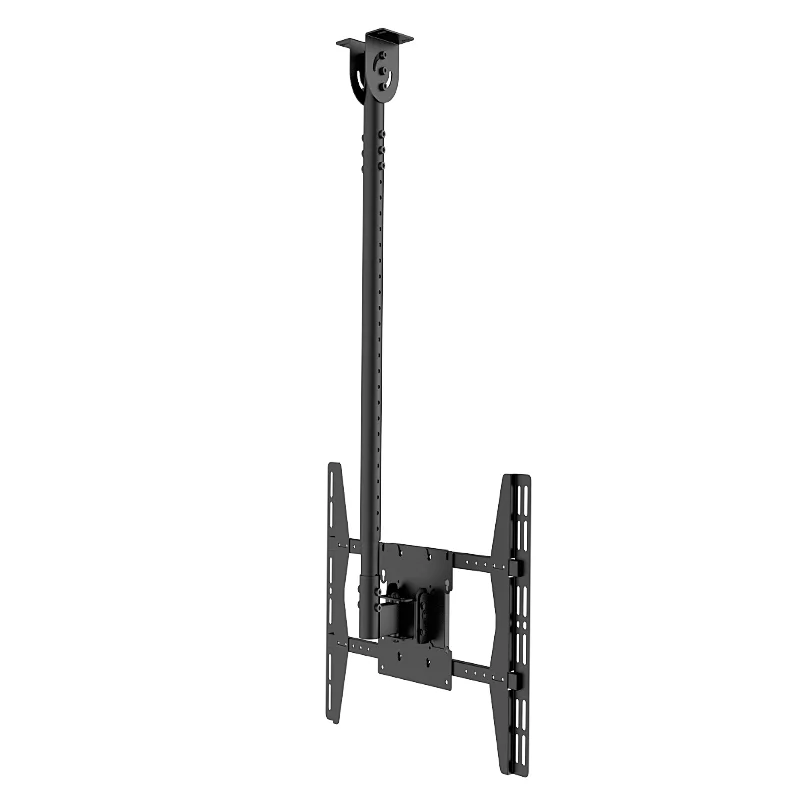 Manufacturer Popular VESA 400x400  Flip Down Height Adjustable Telescoping Ceiling TV Mount