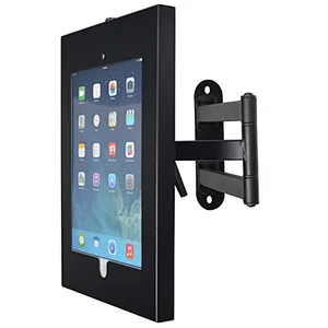 Wholesale 7-14 Inch Tablet Wall Mounting Holder And Steel Lock Tablet Kiosk Enclosure