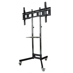 4 Wheel Moveable Wall Height Adjustable  TV Wall Mounts T Stand for 37