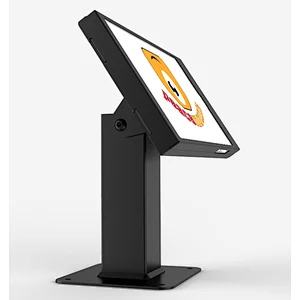 Lockable Security Anti Theft Tilt 180 Degrees Swivel 360 Degrees SPCC 7 Inch PC Adjustable Tablet Stand Holder