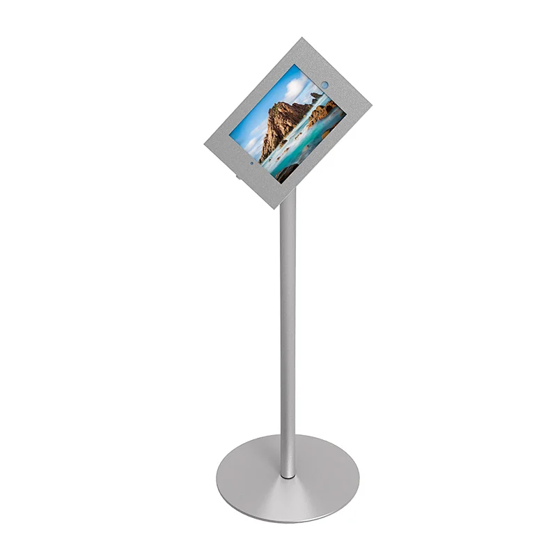 Customized High Quality vesa 75*100  Adjustable Tilt adjustment rotation tablet Curved display stand