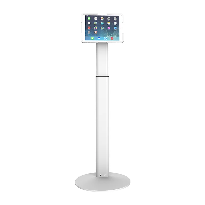 Tablet kiosk stand With Swivel 360 degreeTablet Enclosure  adjustable flexible folding for ipad stand