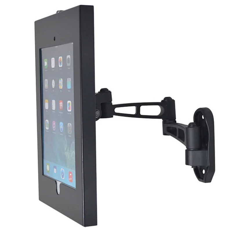 Fold Aluminum TV Wall Mount With Two Extendable Swivel Arms For 10-24 Inch LED TV