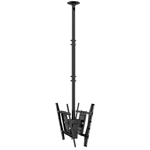 Metal Flip Down Double Side TV Ceiling Mounts With for 40-80 inch screen