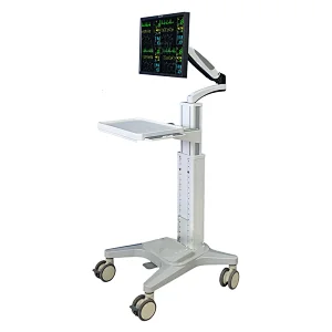 new design Medical display equipment mobile floor cart trolley