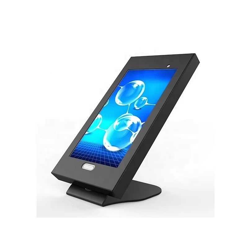 Anti-theft with Lock 360 Degree Rotation Tablet Stand with Customized Enclosure