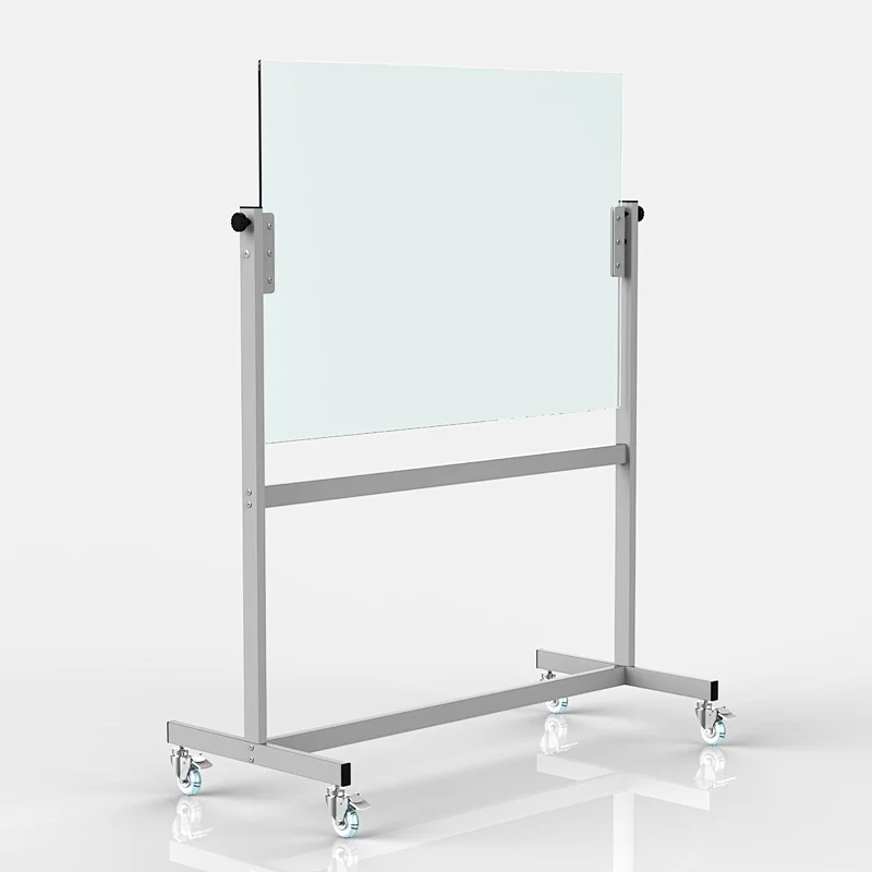 CE Certificate Non-glare Tempered Glass Durable Transparent Writing Metting Room Classroom Wall Whitemobile glass  Board