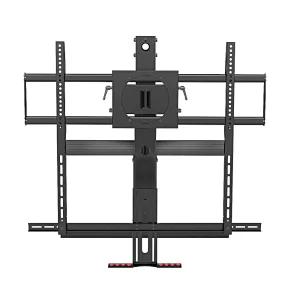Brand New Large size Gas Spring Interactive Pull-Down Mantel Fireplace TV Wall Mount for 63-100 inch TV