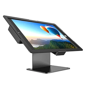 Tilted Customized slim tablet stand with lock