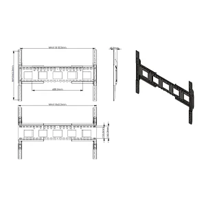 Heavy Duty Fixed Tilted  Flat Panel Large screen TV Wall Mountsl mounts for 32''-90''