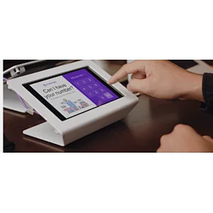 Universal customized fixed 30 degree angle flexible desktop tablet stand