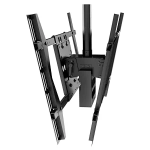 Metal Flip Down Double Side TV Ceiling Mounts With for 40-80 inch screen
