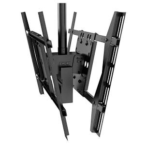 Metal Flip Down Double Side TV Ceiling Mounts With for 40-80 inch screen