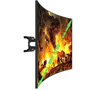 Full-motion curved tv wall mount for 32-88inch
