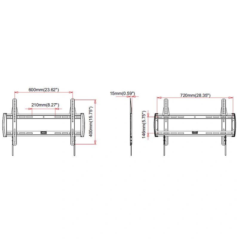 Universal TV Monitor Wall Mounts Bracket