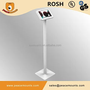 Color support customer design rotating tilt metal display tablet floor stand