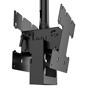 Two TV LCD LED Tilt Wall TV Ceiling Mount Bracket