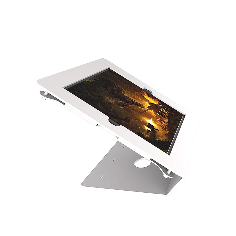 Universal customized fixed 30 degree angle flexible desktop tablet stand