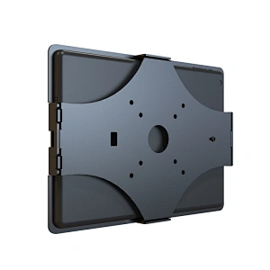 Tilted Customized slim tablet stand with lock
