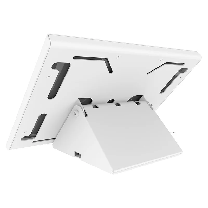 Customizable 90 degree tilt rotation anti-theft desktop tablet case and stand suitable for 7~14 inch