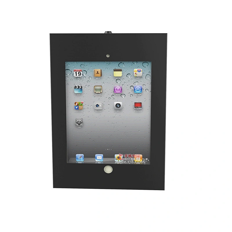Peacemounts Lockable Metal VESA 75x75 100x100 Kiosk Tablet Enclosure Case for 9.7