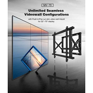 Pop Out 32 70 display Video wall mounts one piece retail sale