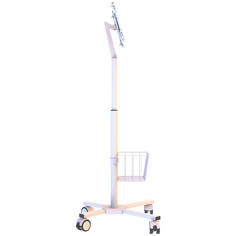Wholesale Height Adjustable Mobile Medical Laptop Cart for computer Tablet VESA Hospital trolley for dental clinic