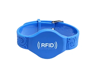 PVC Waterproof Wristband MIFARE Classic 1K RFID Smart Logo NFC Bracelet