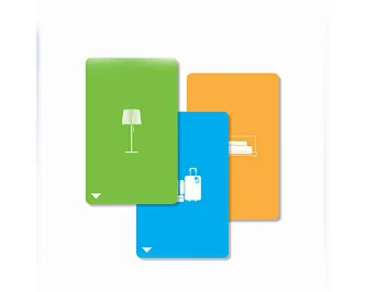 Printable  Contactless ISO14443A 13.56MHZ MIFARE Plus X 2k 4k Chip Card RFID NFC Hotel Key card