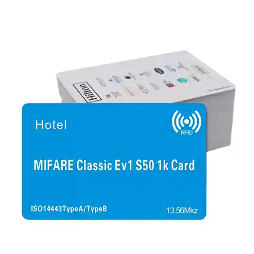 Nfc Cards
Rfid Cards
Rfid Smart Card
Hotel Key CardProgrammable Wood Card Rfid Iso14443a Smart Card
Customized Encryption Rfid Card 125khz 13.56mhz Mf 1k 4k F08 Hotel Key Card Access Control Rfid Key Card
Access Control Card