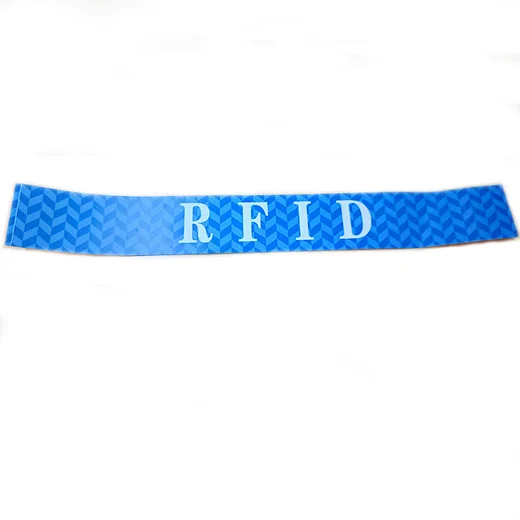 Waterproof  Customized Printing 13.56MHz S50 F08 Chip Passive RFID PP  Synthetic Wristband for Gym,  Event Access, Ticket