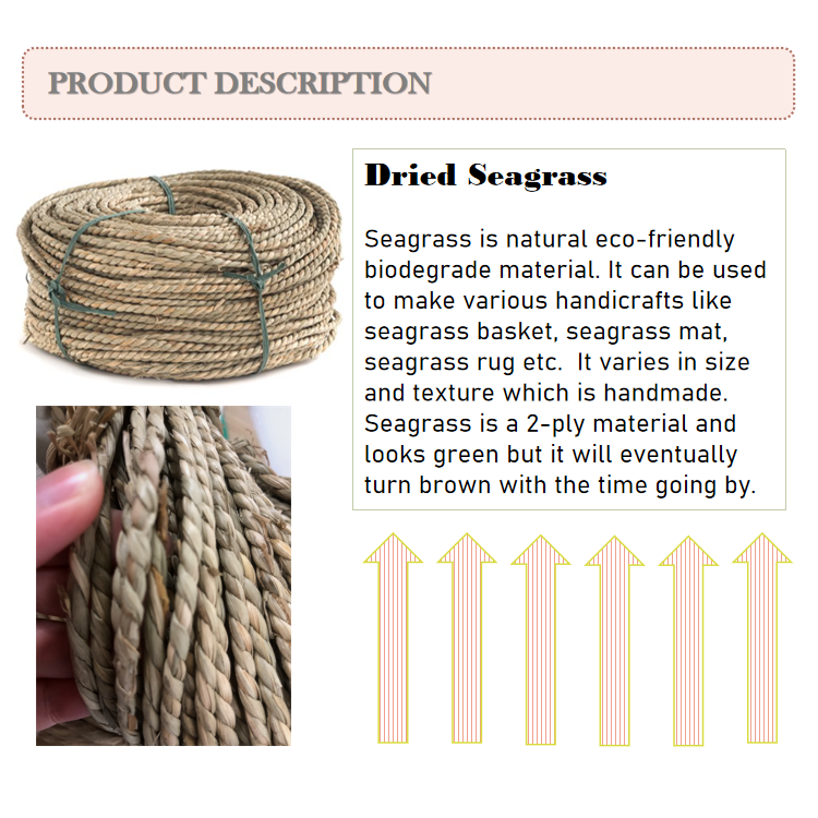 In bulk Seagrass Material Braided Seagrass YeeyaHome