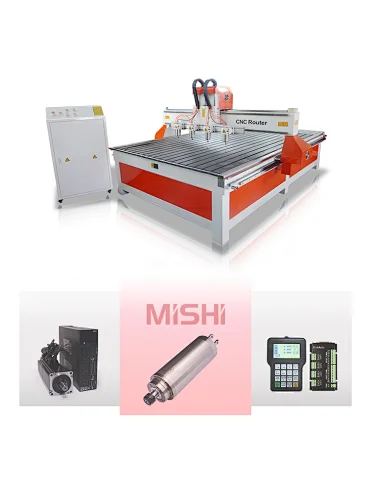 Multi Head 3 axis CNC Router wood  Carving Machinery for work at the same time