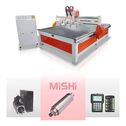 Multi Head 3 axis CNC Router wood  Carving Machinery for work at the same time
