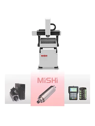 Mingshi Mini 6090 3 axis 4 Axis 3D CNC Woodworking Carving Cutting Router Machines