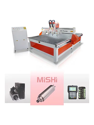 Factory Supply Professional 1325 1530 Multi-Spindle Four Milling Head Woodworking machine CNC Router Furniture