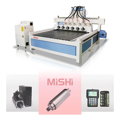 Multi spindle 3D Carving 1325 CNC Router Machine with rotary axis for MDF Foam Cutting Furniture Designs Wood Router Machinery